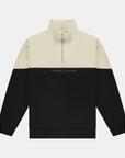 Faux Black Panel Zip
