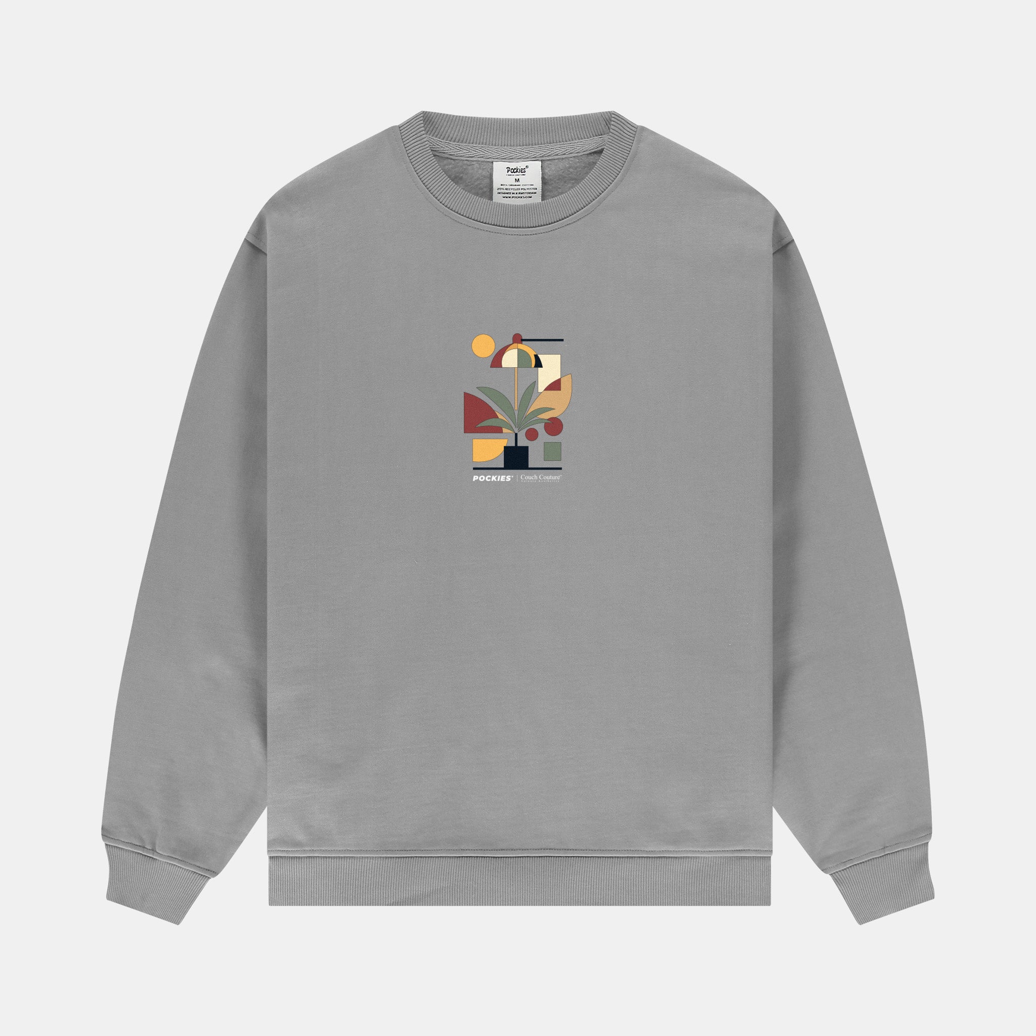 Plantlamp Crewneck Grey