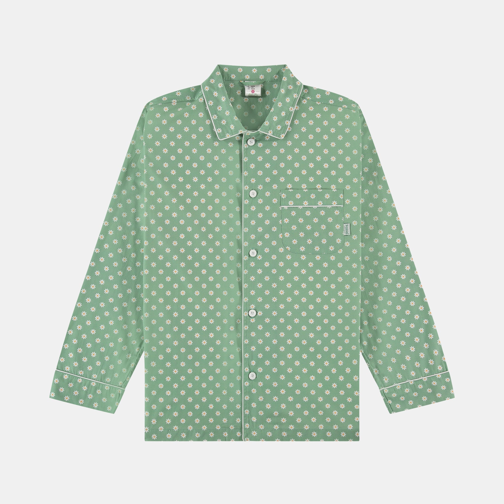 Daisy Green Pyjama Shirt