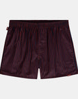 Striped Boxers - Navy/Red