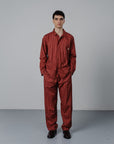 Striped Pyjama Pants - Red/Orange