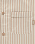 Sand Striped Pyjama Shirt