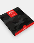 Sumibu x Pockies boxer shorts in black camo, in packaging