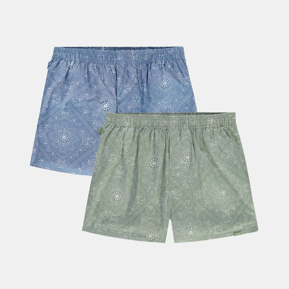 2-Pack Paisley boxer shorts by Pockies, front view