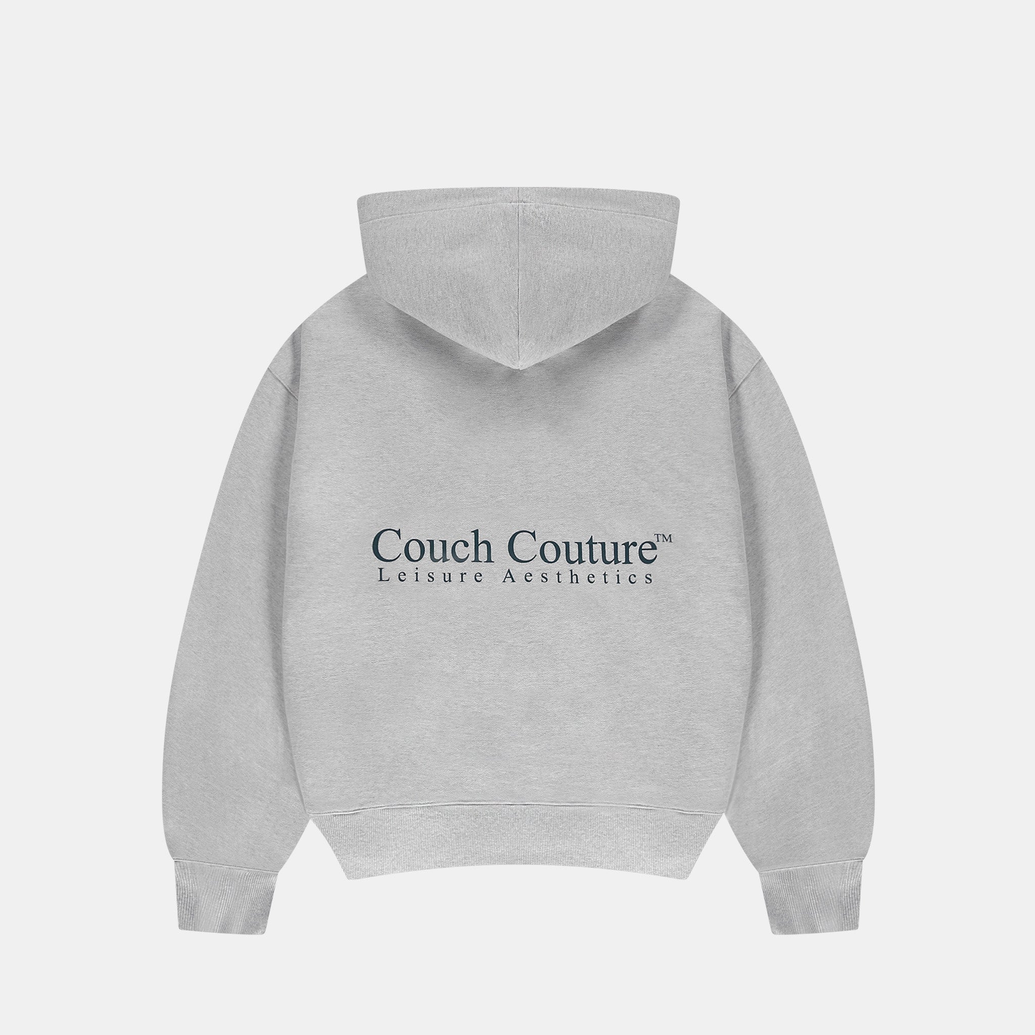 C.C. Zip Hoodie - Grey Melange