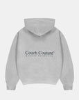 C.C. Zip Hoodie - Grey Melange