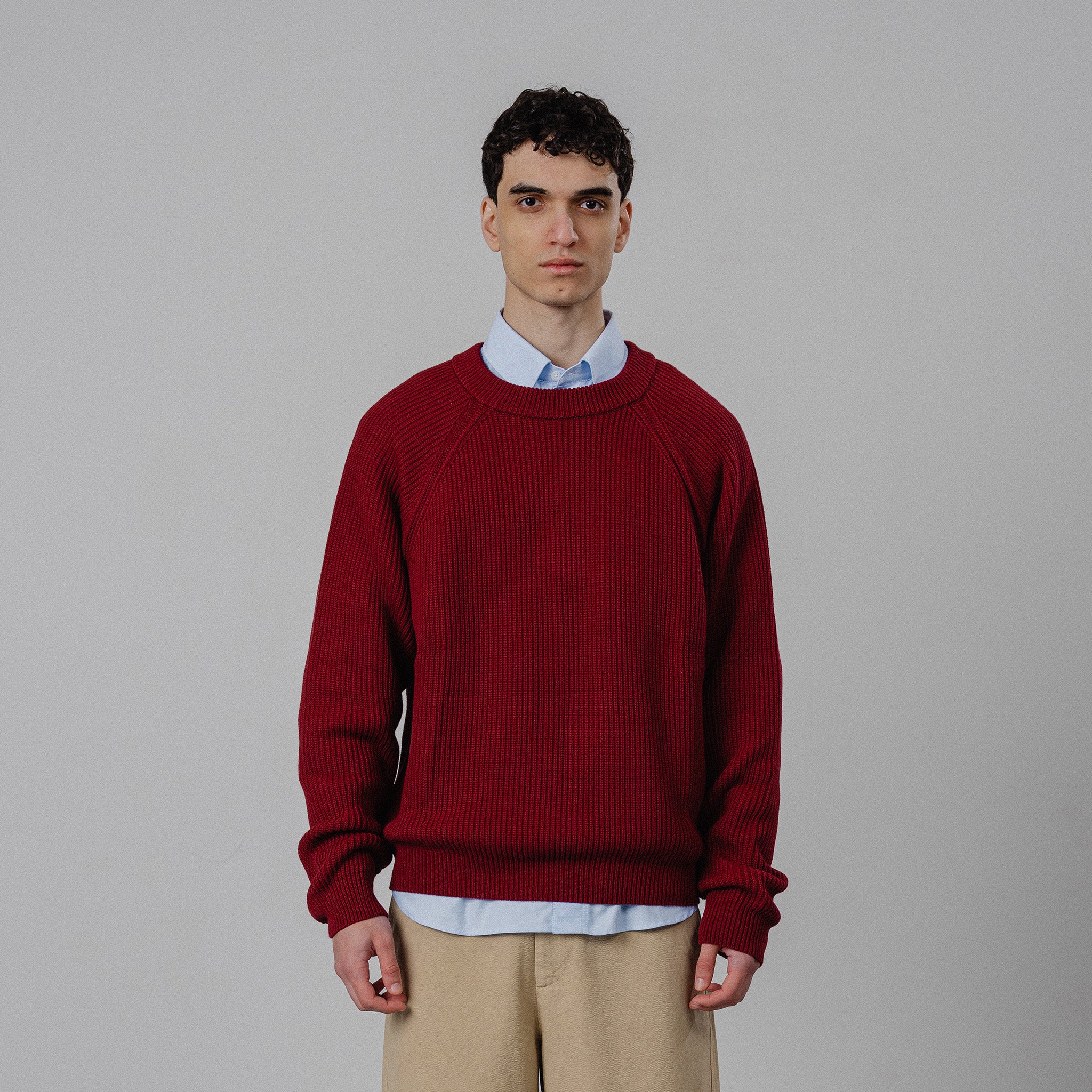 Crew Knit - Red