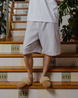 Faux Shorts - Grey Melange