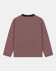 Striped LS - Red/Faux Black/OW