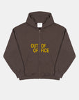 OOO Zip Hoodie - Brown