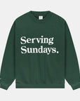 Oversized Sundays Crew - Green