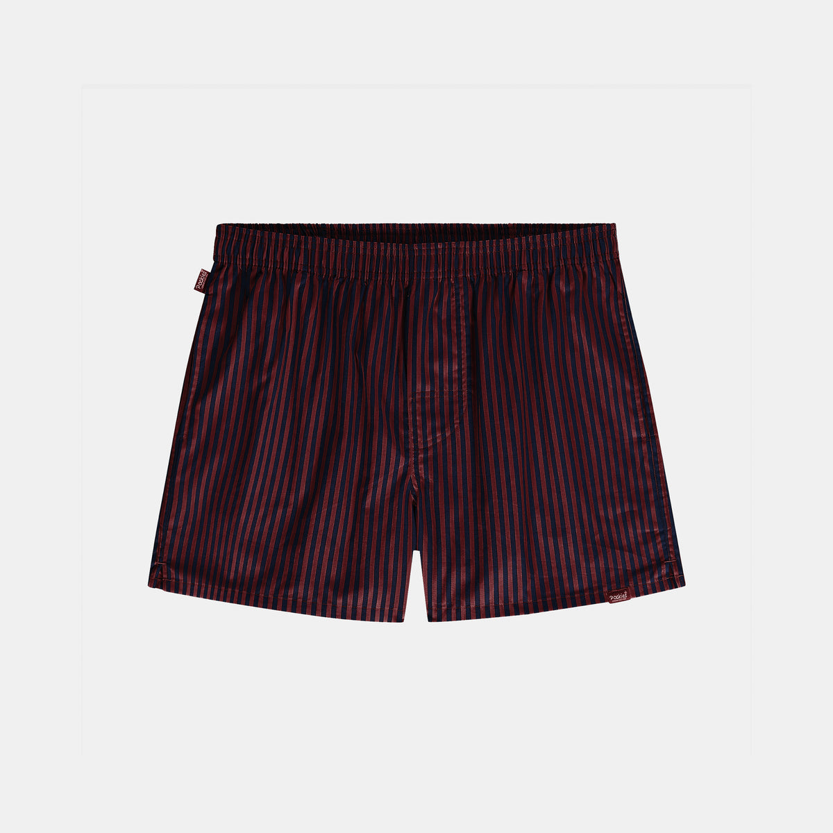 Striped Boxers - Navy/Red