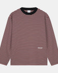Striped LS - Red/Faux Black/OW