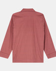 Striped Pyjama Shirt - Red/Orange