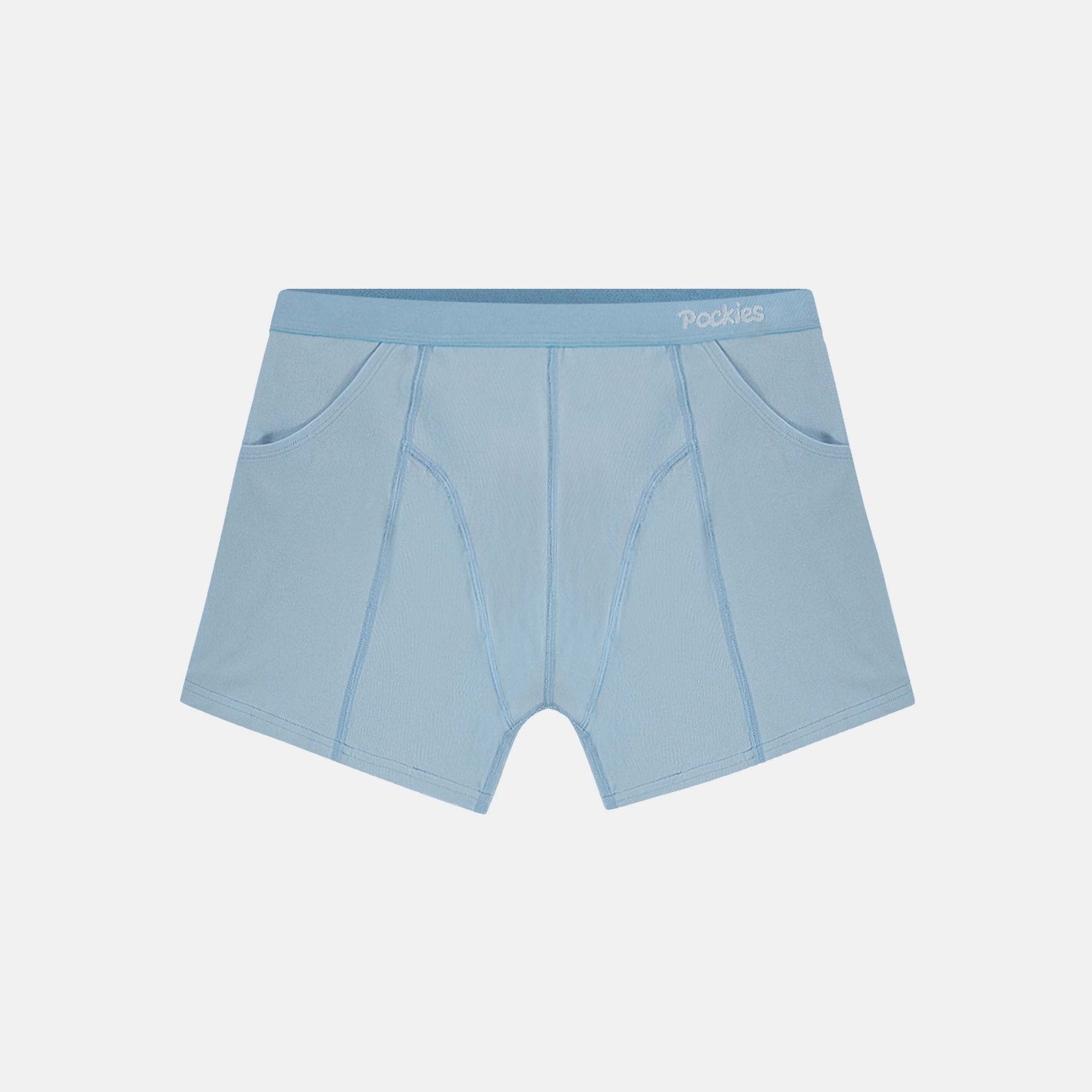 Baby Blue Boxer Briefs (2-pockets)