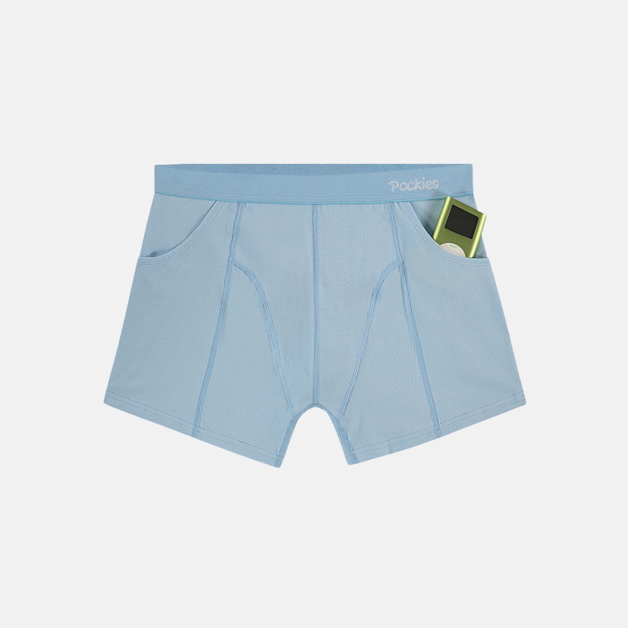 Baby Blue Boxer Briefs (2-pockets)