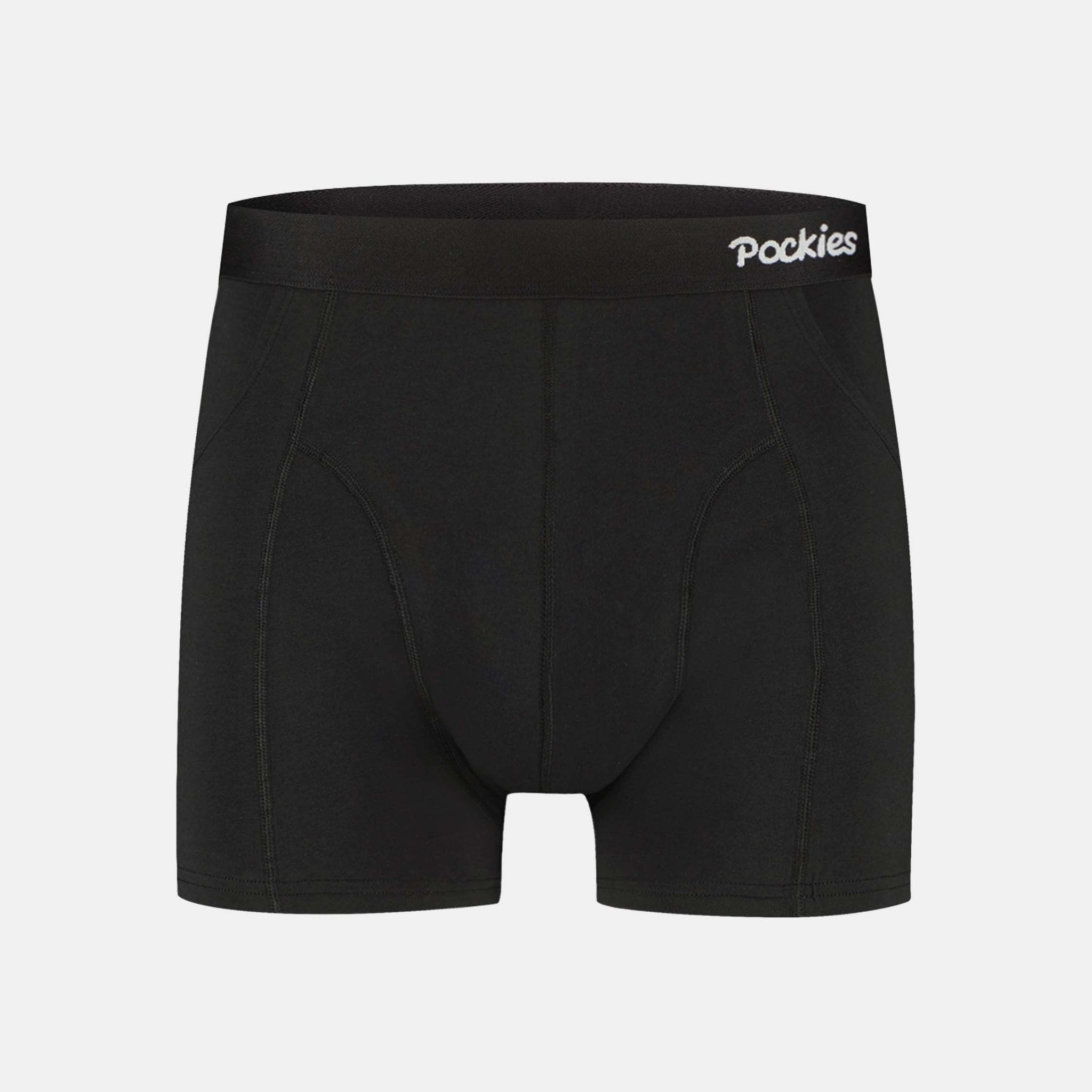 Black Boxer Briefs (2-pockets)