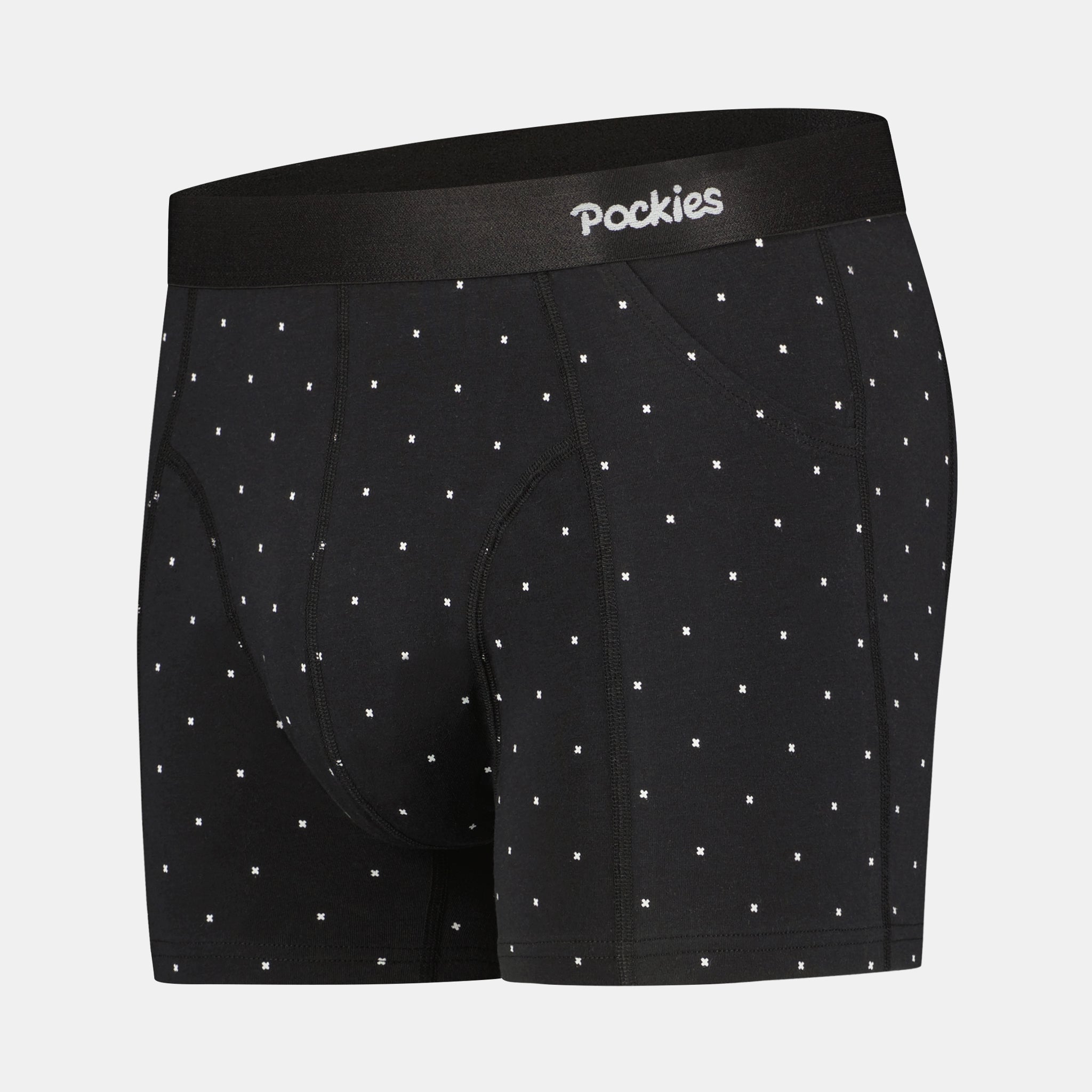 Black X&#39;s Boxer Briefs (2-pockets)