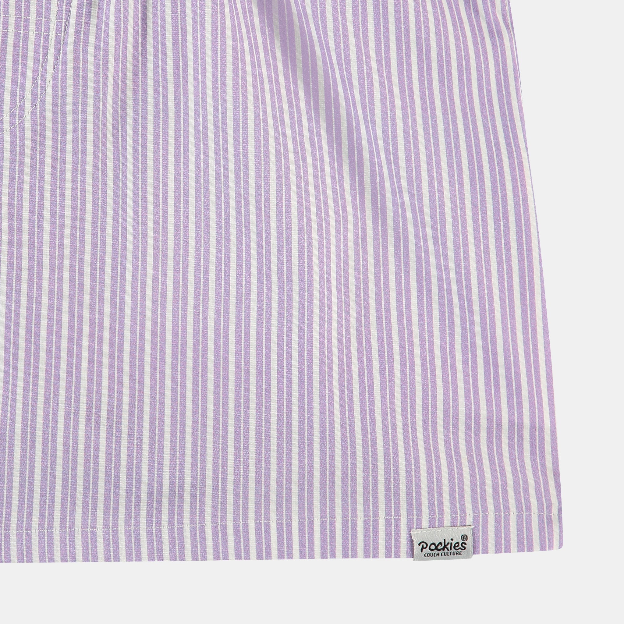 Pocketless Lavender Stripes