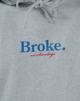 Broke Hoodie - Grey Melange