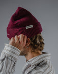Cabin Beanie - Cherry