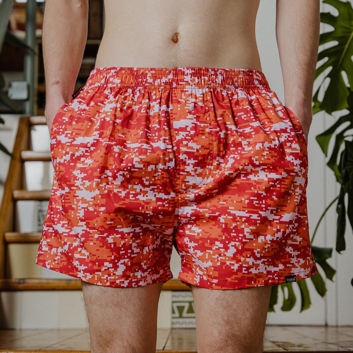 Camo Boxers - Red