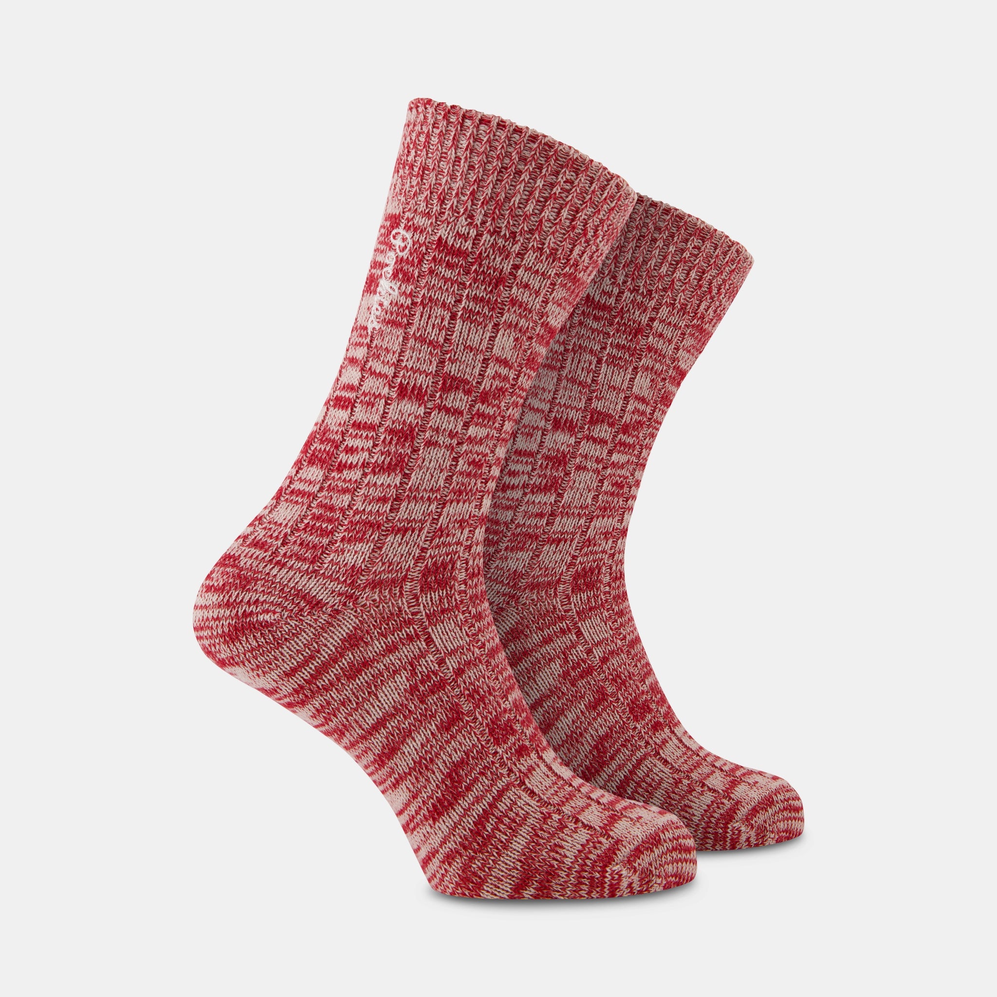 Chunky Red Socks