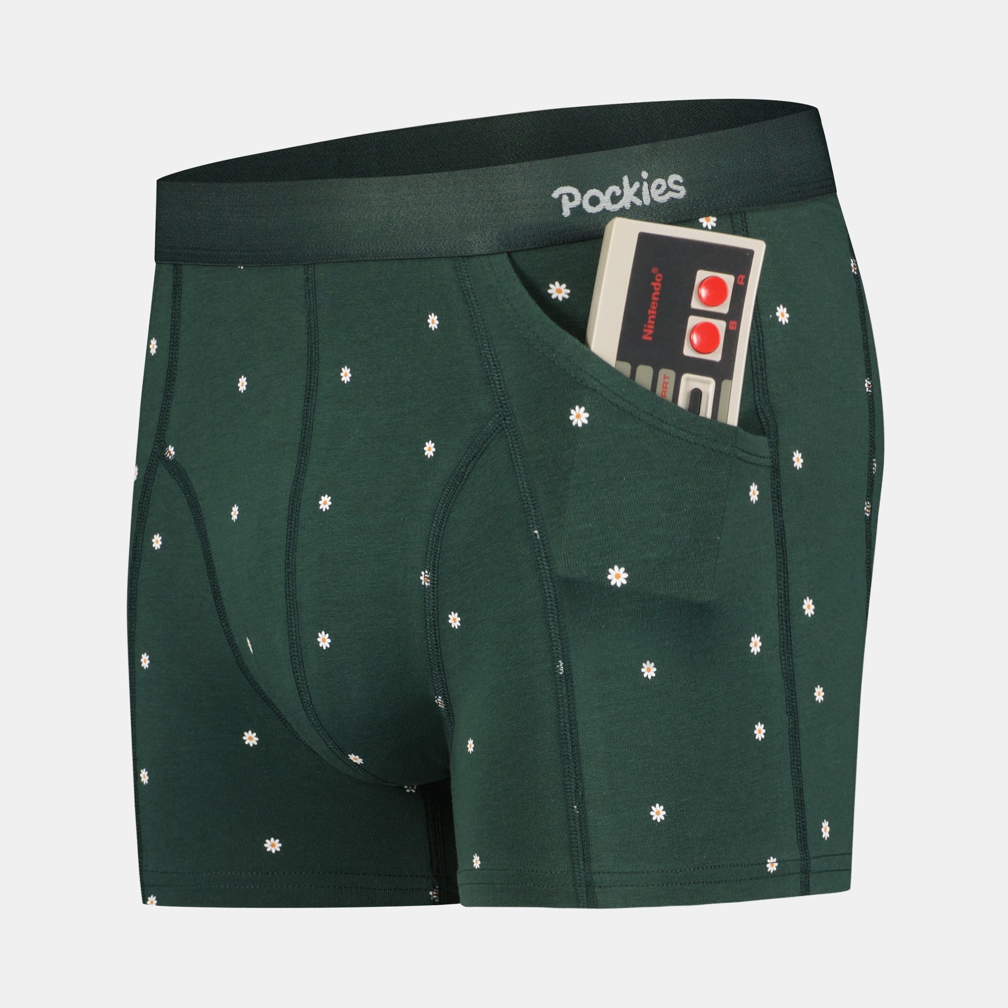 Men's Boxer Shorts with Pockets - Pockies