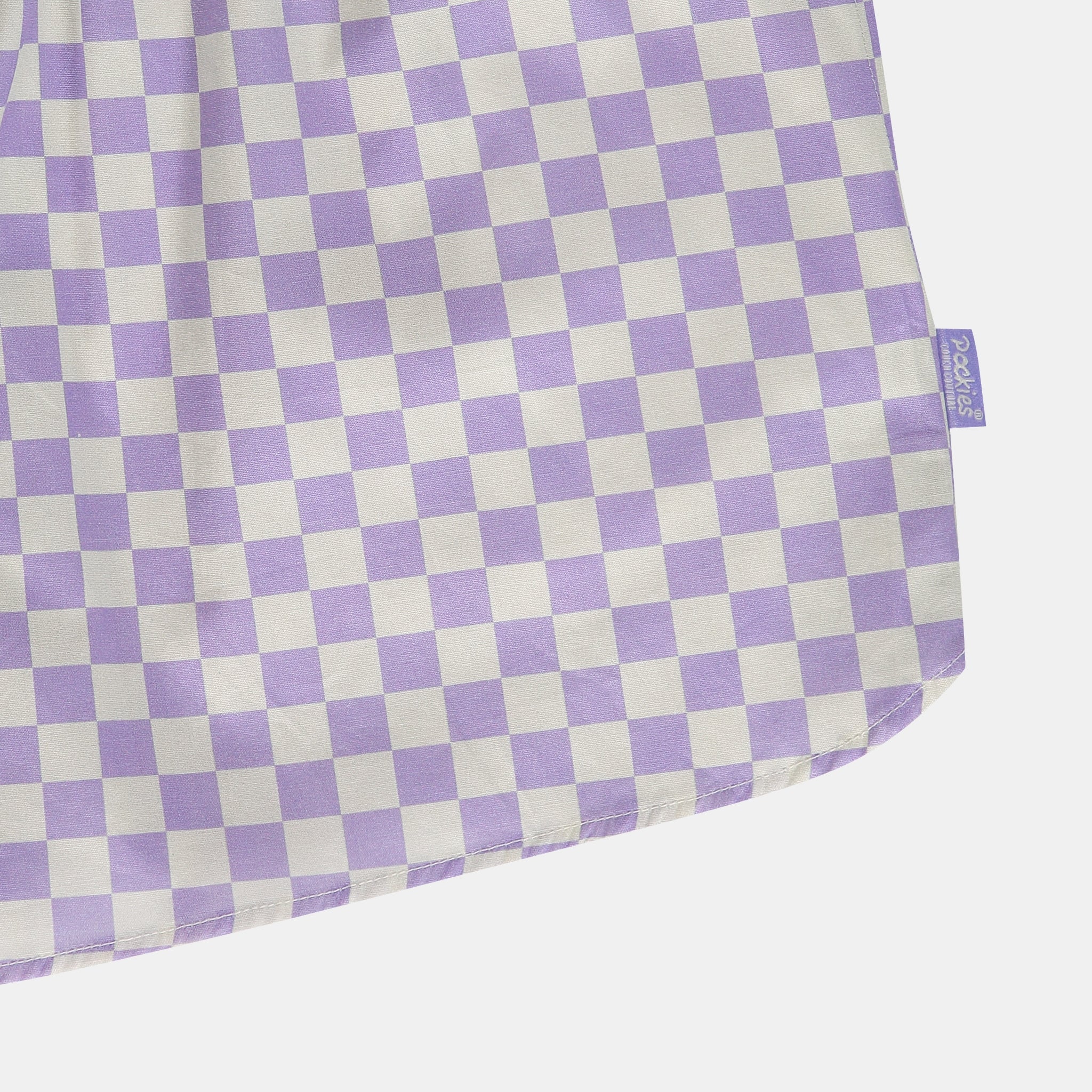 Pockies© - Lady Purple Checkers Pyjama Shorts