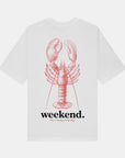 Lobster Weekend Tee - White